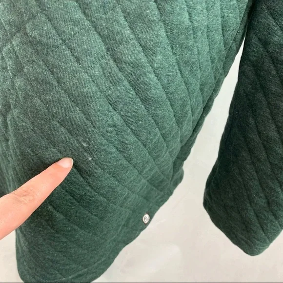 Marley Lilly monogram MLS quilted tunic sweatshirt NWT - Picture 4 of 16